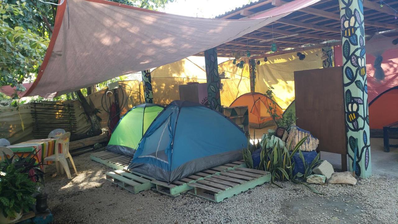 Hostal Y Camping Las G Bacalar Exterior foto